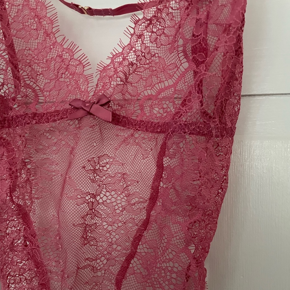 Victoria’s Secret pink teddy lingerie NWT
